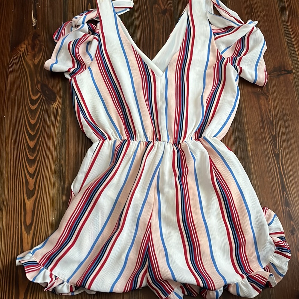 LUCCA STRIPED ROMPER - Picture 4 of 5